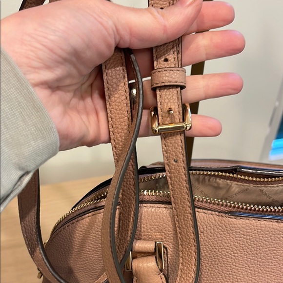 Michael Kors Adele Leather Handbag - Picture 7 of 8